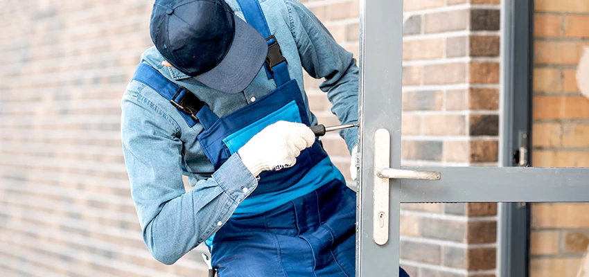 Pivot Storefront Door Locks Installation in Wellington, Florida